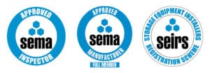 S.E.M.CO are Full Members of Storage Equipment Manufacturers Association (SEMA) which is the industry body responsible for developing the safe design, installation and use of storage equipment manufactured and supplied by its suppliers.