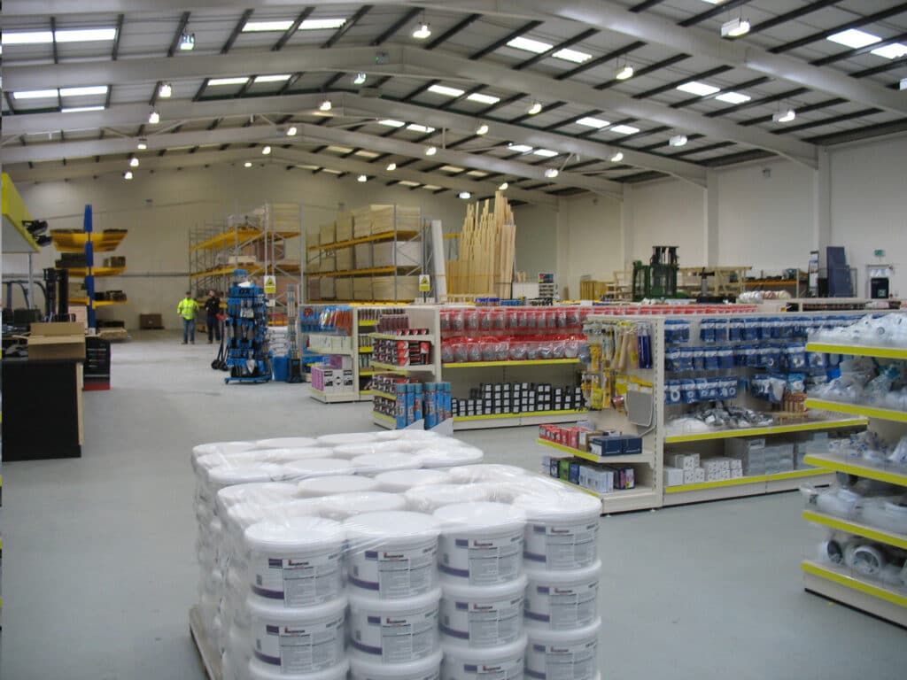 Gondola Shelving Sytems by S.E.M.CO – UK Suppliers of heavy-duty warehouse and Yard Racking