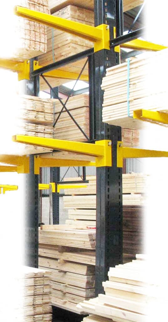 Cantilever Racking for a Timber company who required a refreshed set of racking, so they came to S.E.M.CO. S.E.M.CO has some of the most cost effective racking solutions for you and your company, ranging from Cantilever, Pallet, Pigeon Hole racking and so much more - contact S.E.M.CO today to receive a racking quotation based on your requirements.