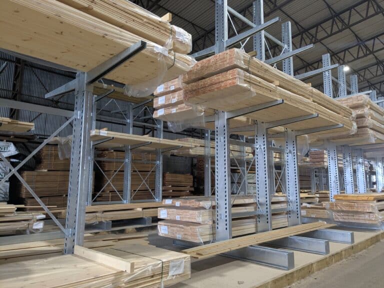 racking for timber merchant warehouse