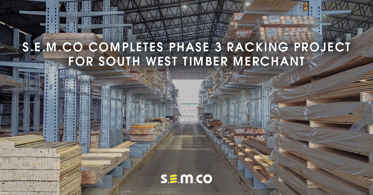 racking for timber merchant with cantilever racking